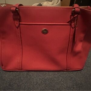 Coach Vibrant Pink Tote Bag